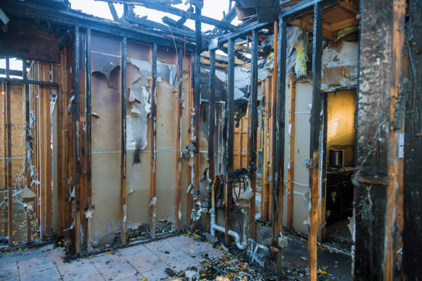 Professional Smoke Damage Restoration technician working in Germantown, MD